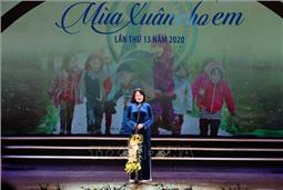 'Mùa Xuân cho em' lần thứ 13 tiếp nhận hơn 114 tỷ đồng hỗ trợ trẻ em khó khăn